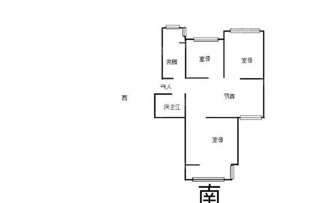 阳光国际3室2厅1卫96㎡