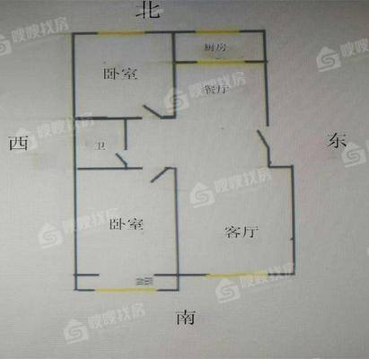 颐和家园2室2厅1卫86㎡