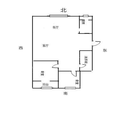 四合家园2室2厅1卫82㎡