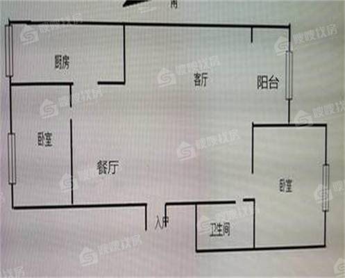 紫晶花园2室1厅1卫99㎡