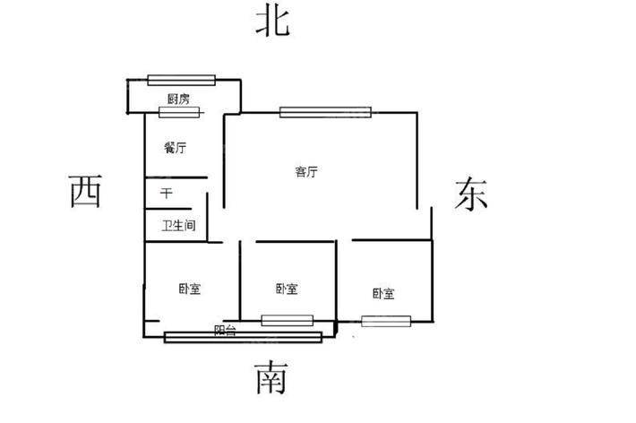 沧县医院小区3室2厅1卫112㎡