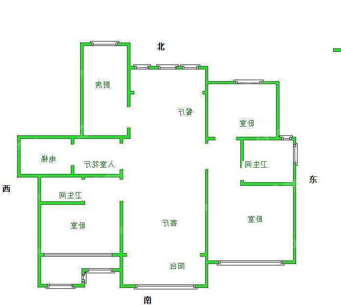 宏宇臻园（西区）3室2厅2卫132㎡