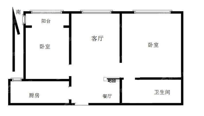 嘉和广场2室1厅1卫79㎡