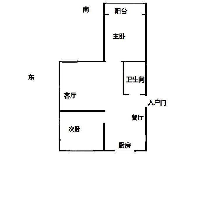 恒顺世纪中心2室2厅1卫89㎡