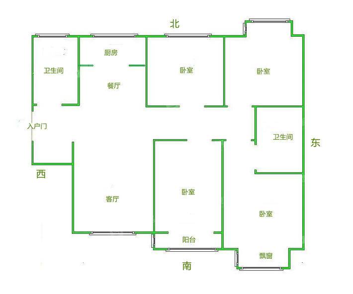 颐和文园东院4室2厅2卫157㎡