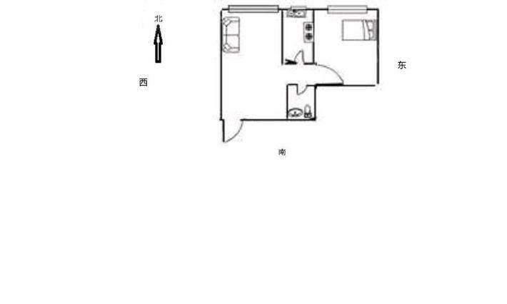 颐和文园东院1室1厅1卫52㎡