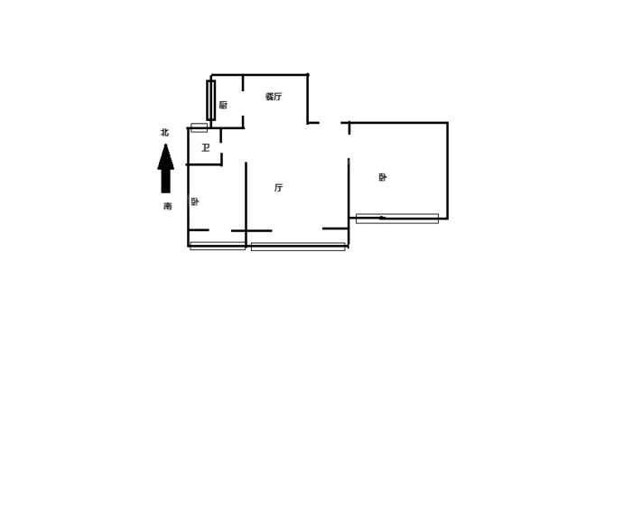 上海广场2室2厅1卫113㎡