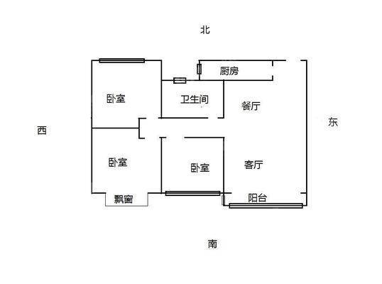 信友城市之光3室2厅1卫113㎡