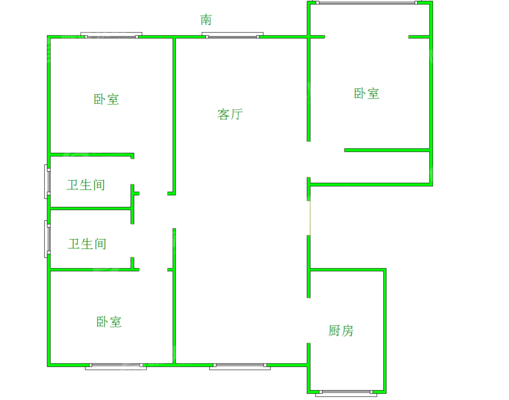 天成诚园二期3室2厅2卫127㎡