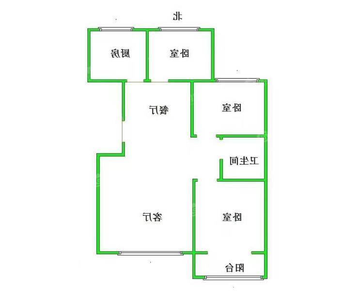 天成名著二期3室2厅1卫103㎡