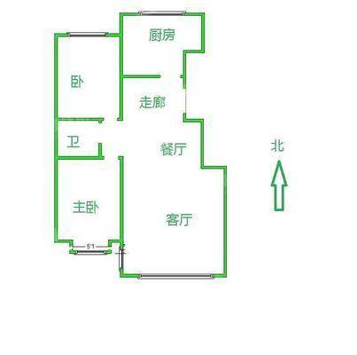 天成熙园三期2室2厅1卫87㎡