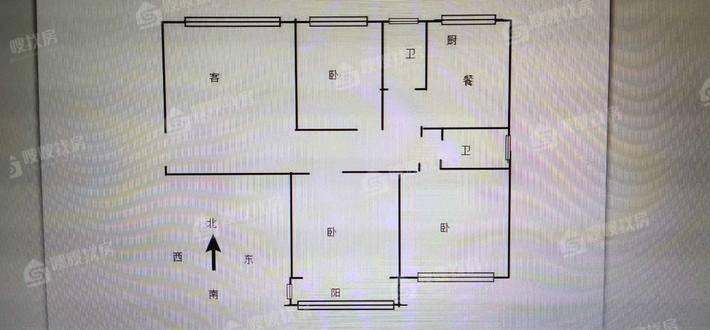 御宇国际一期秀瑞苑3室2厅2卫127㎡