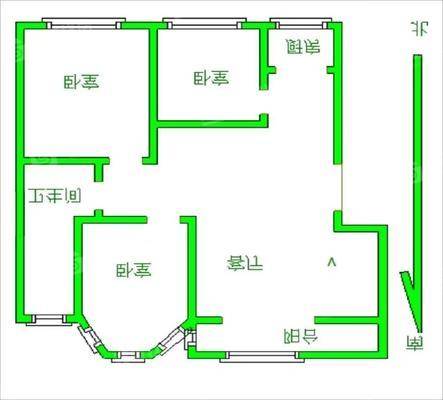 恒顺花园3室2厅1卫110㎡