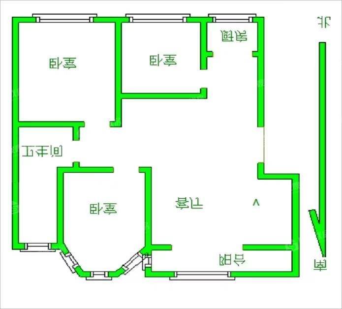 恒顺花园3室2厅1卫110㎡