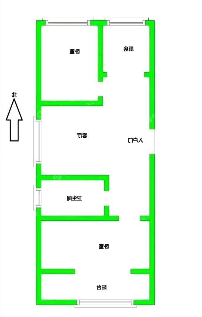 凯德悦澜湾2室1厅1卫73㎡