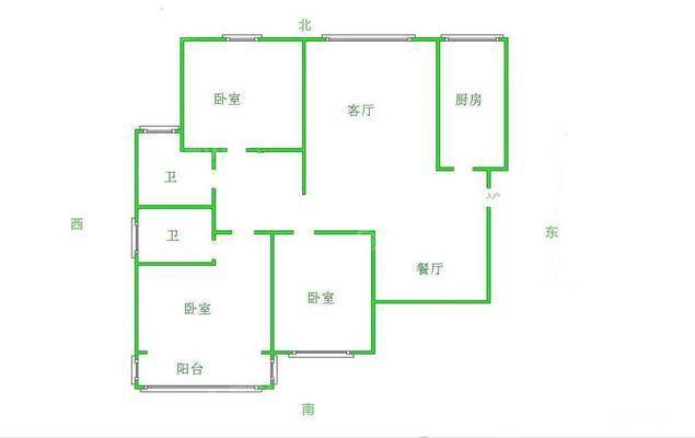 凤凰城（C区）3室2厅2卫136㎡