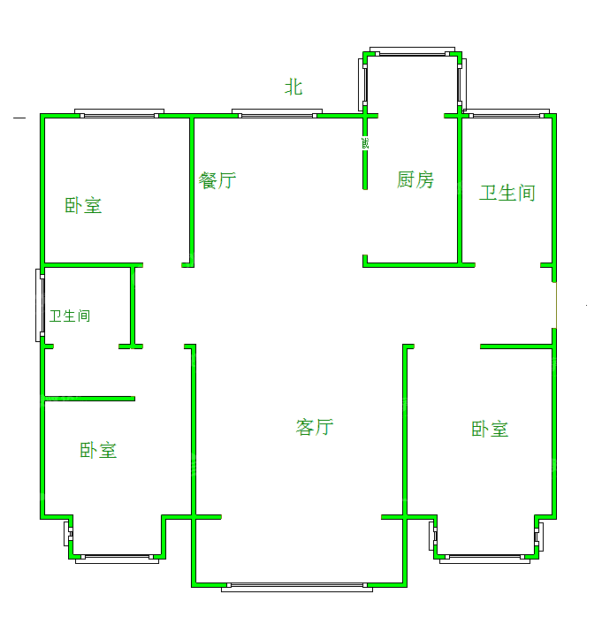 贻成御景国际3室2厅2卫160㎡