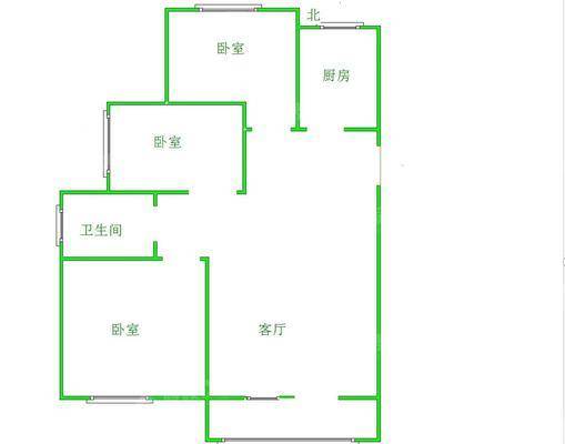 凯德悦澜湾3室2厅1卫88㎡