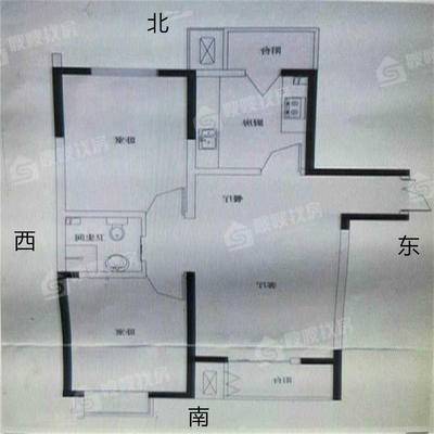 金鼎领域2室2厅1卫94㎡