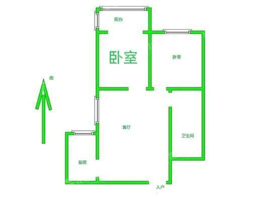 御宇国际一期（秀瑞苑）2室1厅1卫91㎡