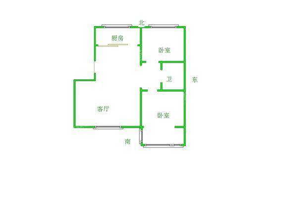 晨曦花园2室2厅1卫96㎡