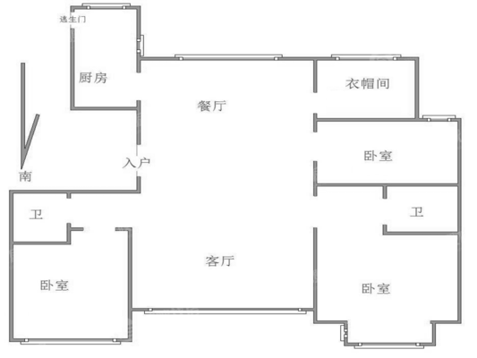 天成明月洲4室2厅2卫136㎡