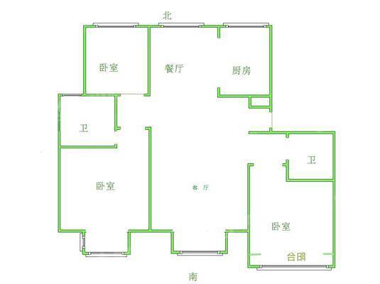 天成名著四期3室2厅2卫137㎡