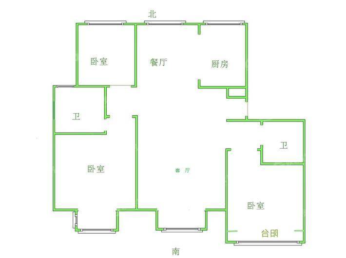 天成名著四期3室2厅2卫137㎡