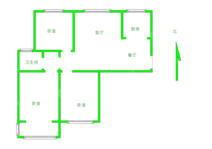 凤凰城（A区）3室2厅2卫124㎡