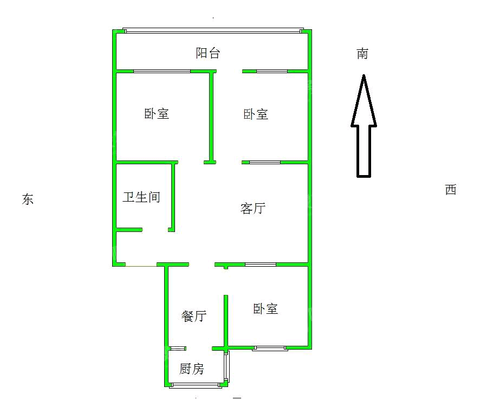 警苑小区3室2厅1卫130㎡