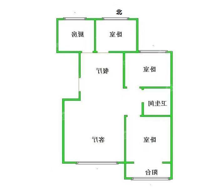 天成名著二期3室2厅1卫101㎡