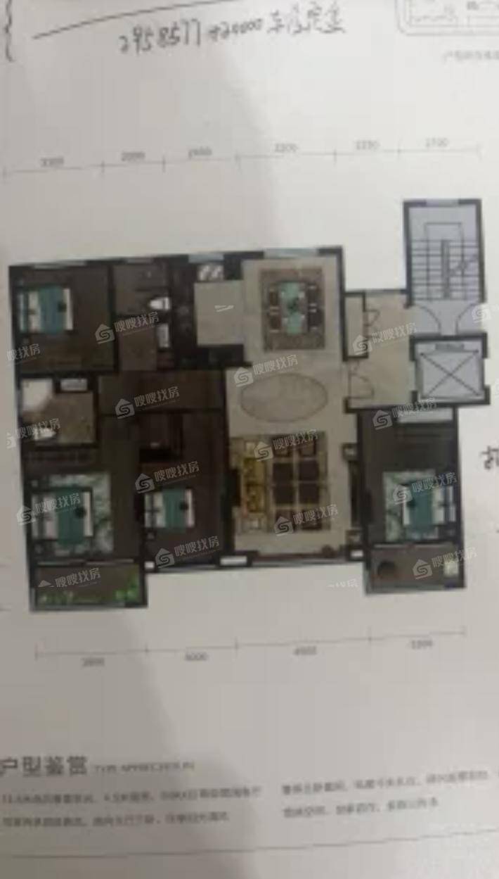 天成玉玺台一期4室2厅2卫162㎡