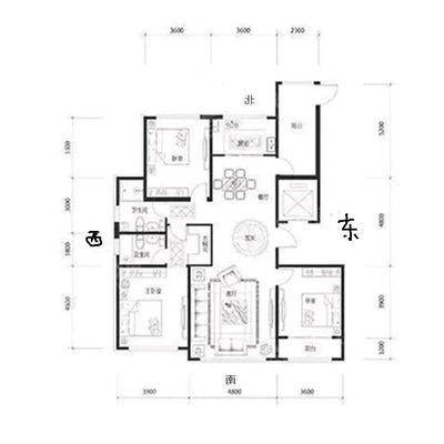 吉祥天著3室2厅2卫168㎡