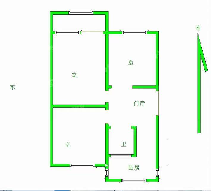 交通局宿舍（北环5号）3室2厅1卫75㎡