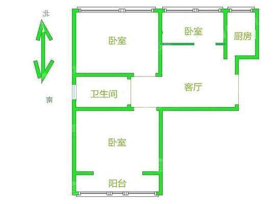 塞纳左岸2室2厅1卫88㎡