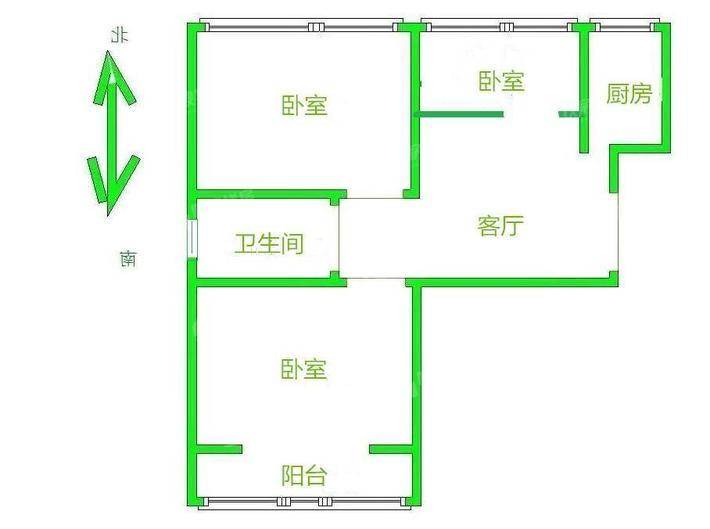塞纳左岸2室2厅1卫88㎡