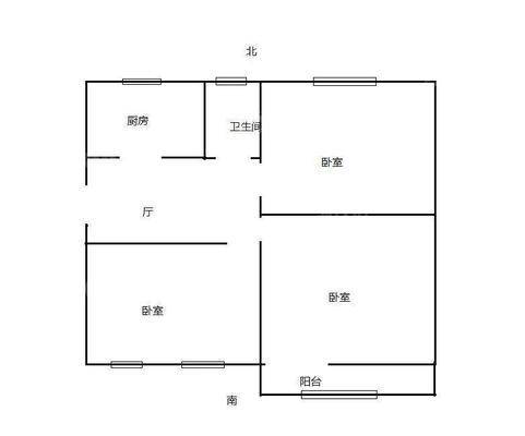 沧州交通局宿舍楼3室1厅1卫74㎡