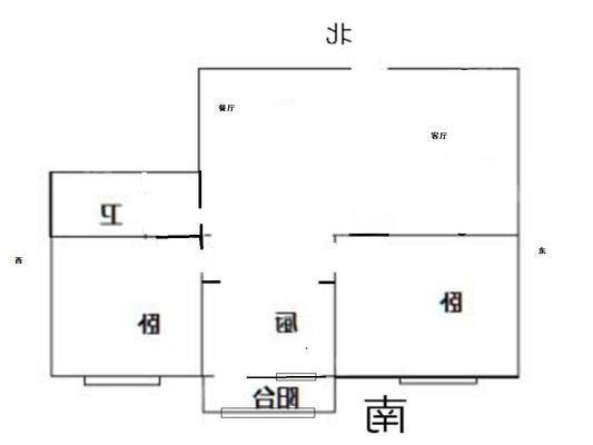 百合世嘉2室1厅1卫77㎡