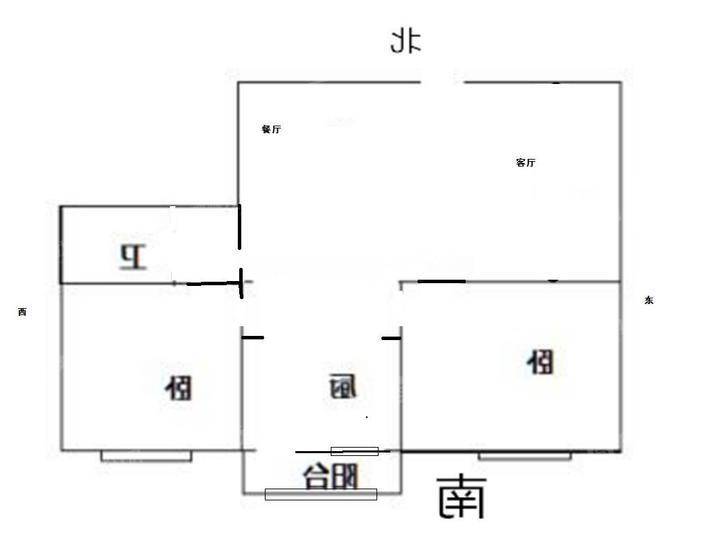 百合世嘉2室1厅1卫77㎡