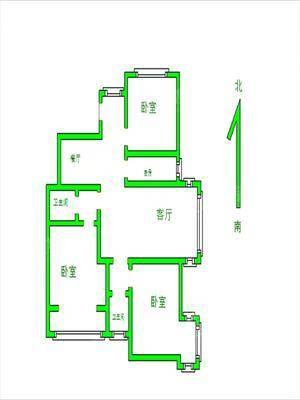 天成郡府东区3室2厅2卫139㎡