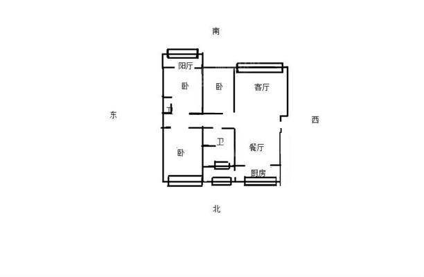 警苑小区3室2厅2卫126㎡