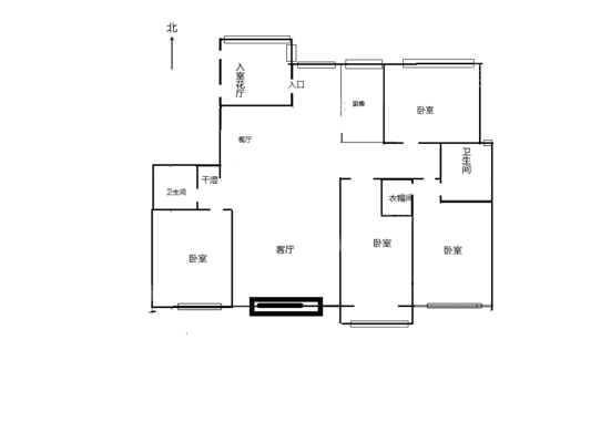 天成郡府东区4室2厅2卫191㎡