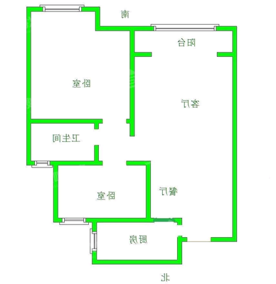 金鼎领域2室2厅1卫91㎡