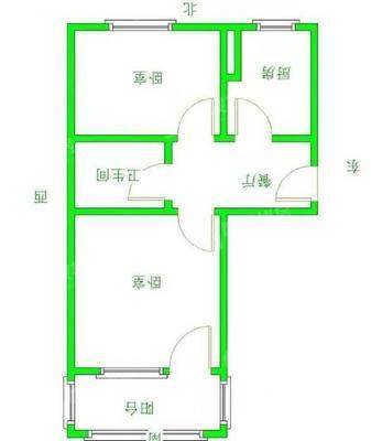 南新村社区2室0厅1卫47㎡
