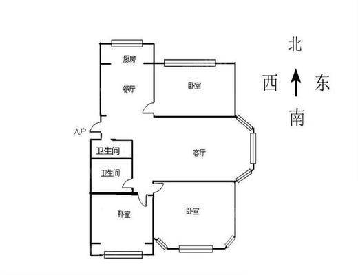 金秋家园3室2厅2卫123㎡