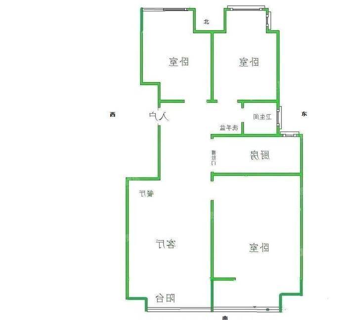 荣盛锦绣观邸3室2厅1卫92㎡