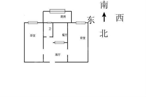 铁路新村2室2厅1卫57㎡