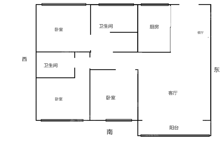 荣盛尚府3室2厅2卫101㎡