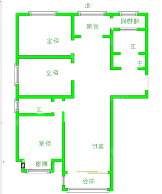 东方世纪家园3室2厅2卫125㎡