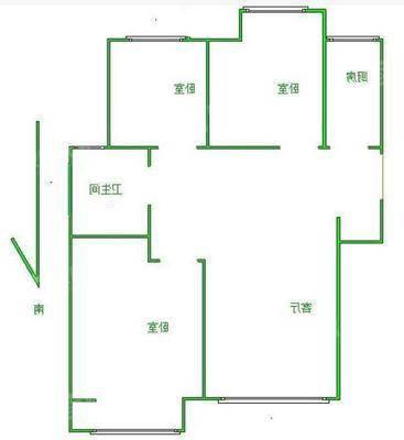 阿尔卡迪亚锦绣天地A区3室2厅1卫87㎡